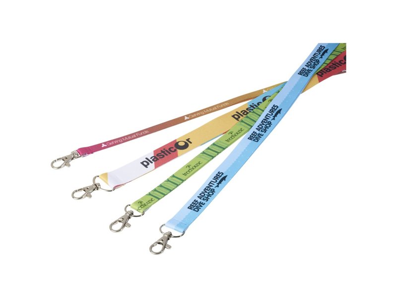 Lana lanyard in kleur (dubbelzijdig) Lana lanyard in kleur (dubbelzijdig)