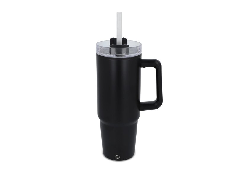 Miami beker met handvat en rietje 800ml Miami beker met handvat en rietje 800ml