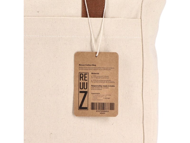 InSideOut Reuuz Canvas Draagtas 33 x 42 x 10 cm InSideOut Reuuz Canvas Draagtas 33 x 42 x 10 cm