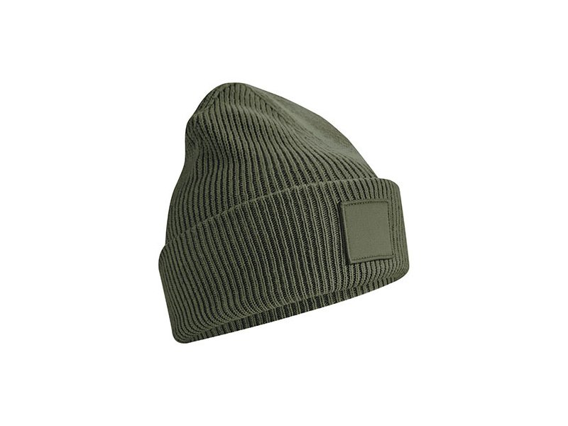Beechfield - Deep Cuffed Tonal Patch Beanie Beechfield - Deep Cuffed Tonal Patch Beanie