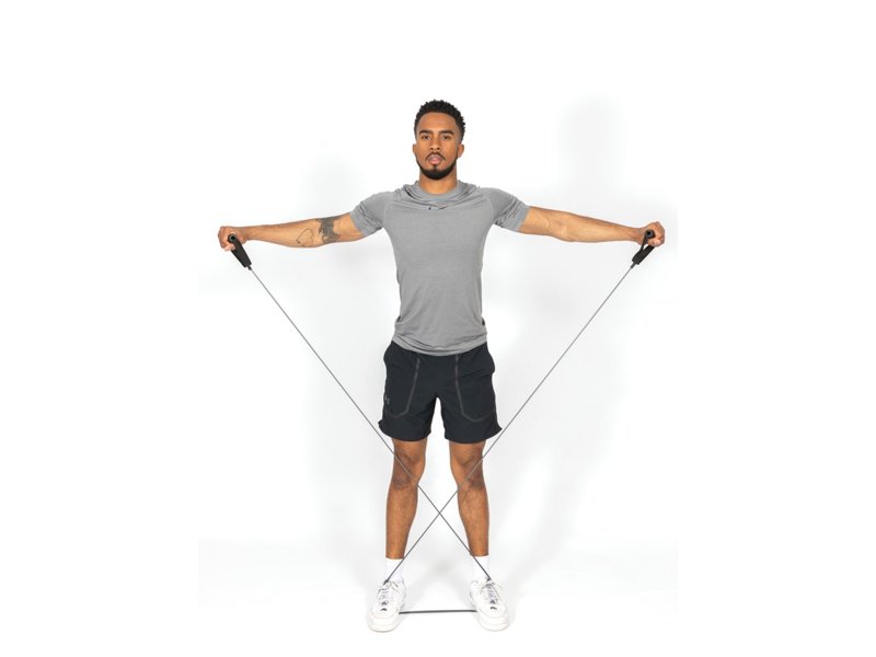 Fitness weerstandsband in etui