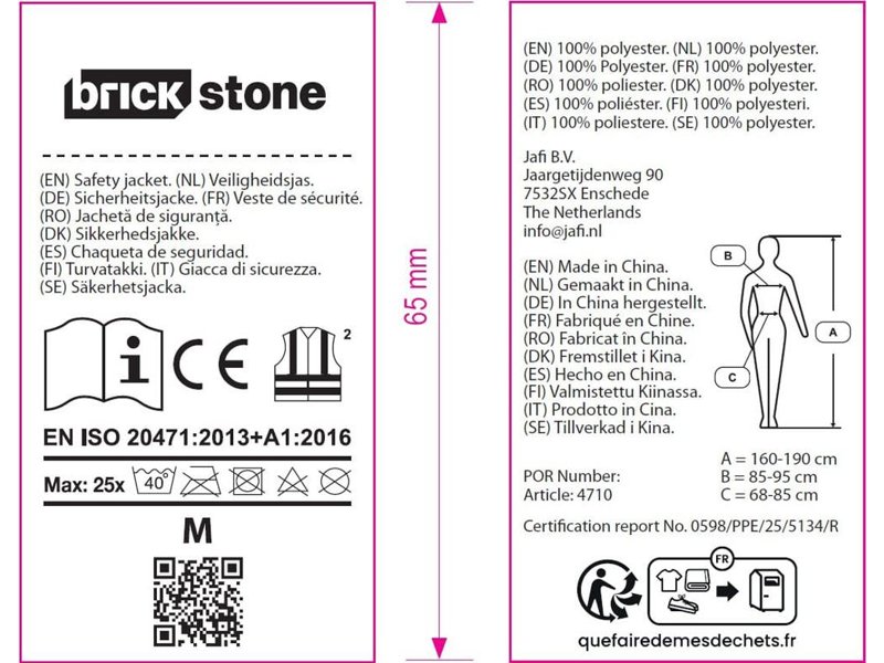 Veiligheidsvest polyester
