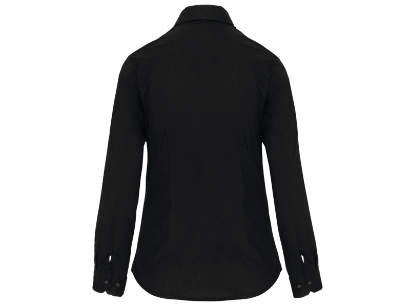 Kariban Dames stretch blouse lange mouwen