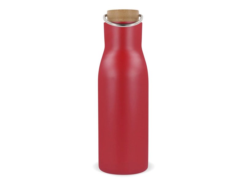 Thermo fles met bamboe deksel 500ml