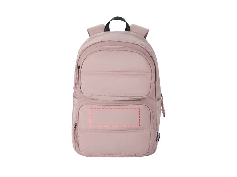 Puffer 15,6" gerecycleerde laptoptas 18L