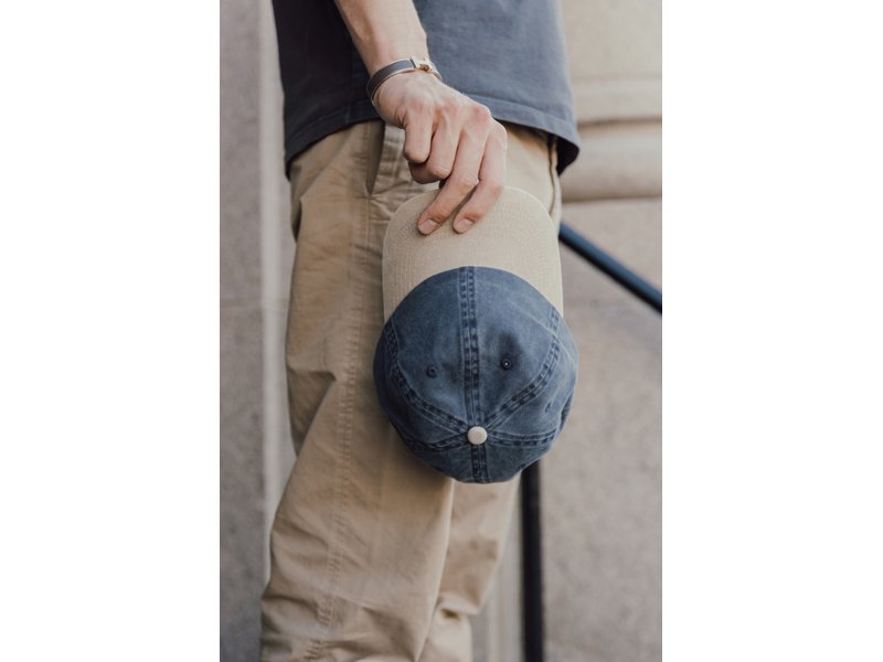 BEAU AWARE™ Washed 6 panel twill two tone cap BEAU AWARE™ Washed 6 panel twill two tone cap