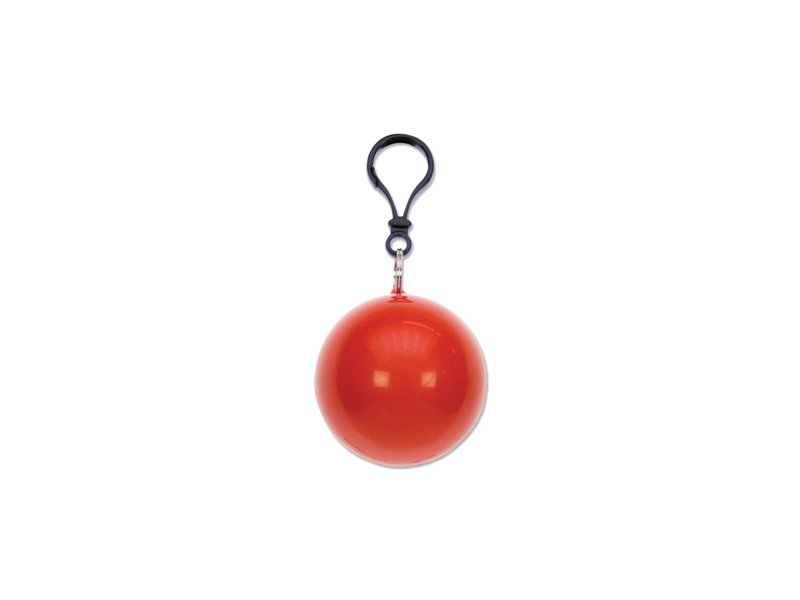 Bal met regenponcho