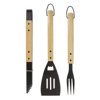 Barbecue gereedschapsset hout