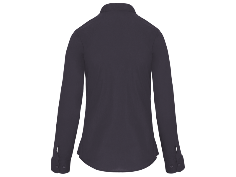 Kariban Damesblouse met "Mao" kraag lange mouwen Kariban Damesblouse met "Mao" kraag lange mouwen