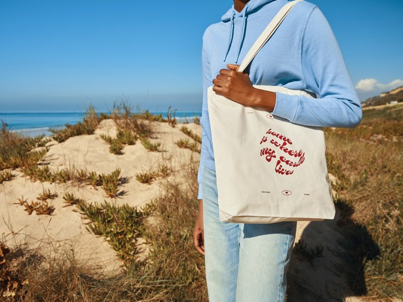 Impact AWARE™ recycled canvas tas 285gsm ongeverfd Impact AWARE™ recycled canvas tas 285gsm ongeverfd
