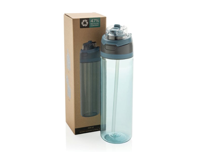Omni sip RPET water fles 800ML Omni sip RPET water fles 800ML