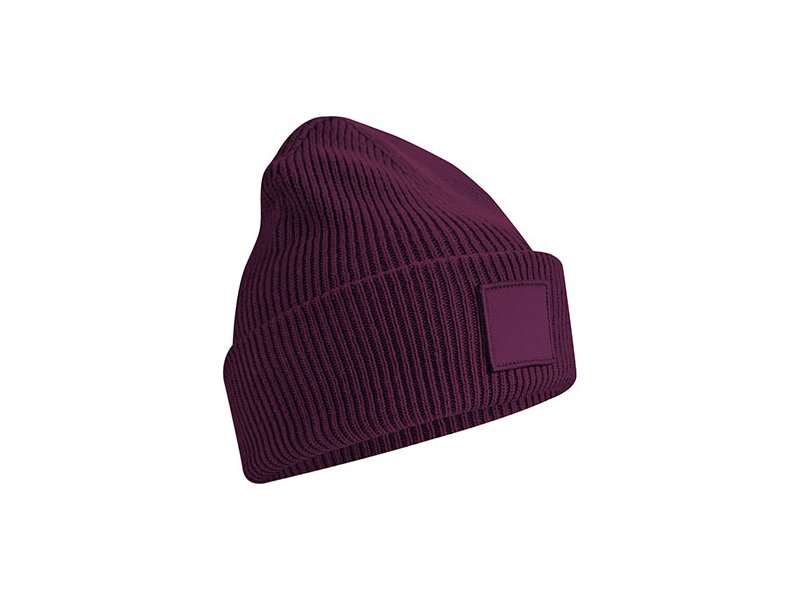 Beechfield - Deep Cuffed Tonal Patch Beanie Beechfield - Deep Cuffed Tonal Patch Beanie