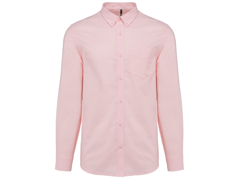 Kariban Heren oxford overhemd lange mouwen