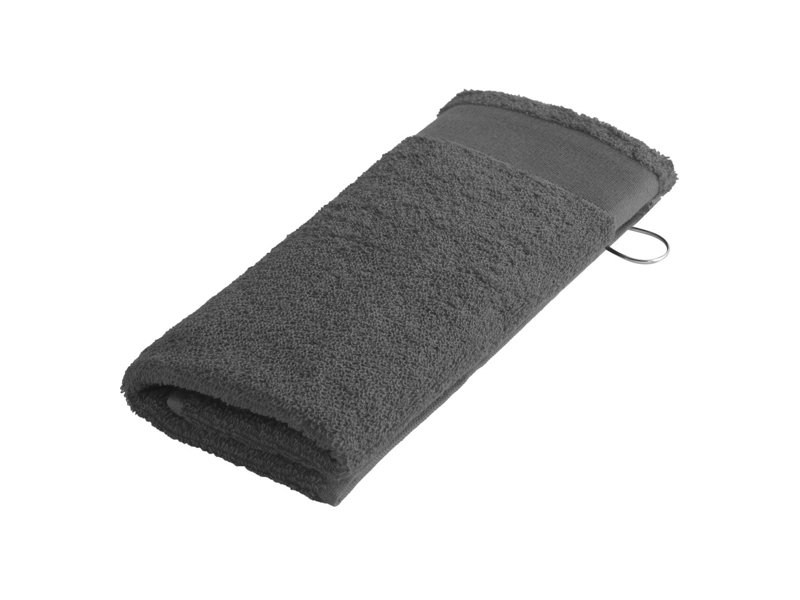 Sophie Muval golfhanddoek met clip, met een band