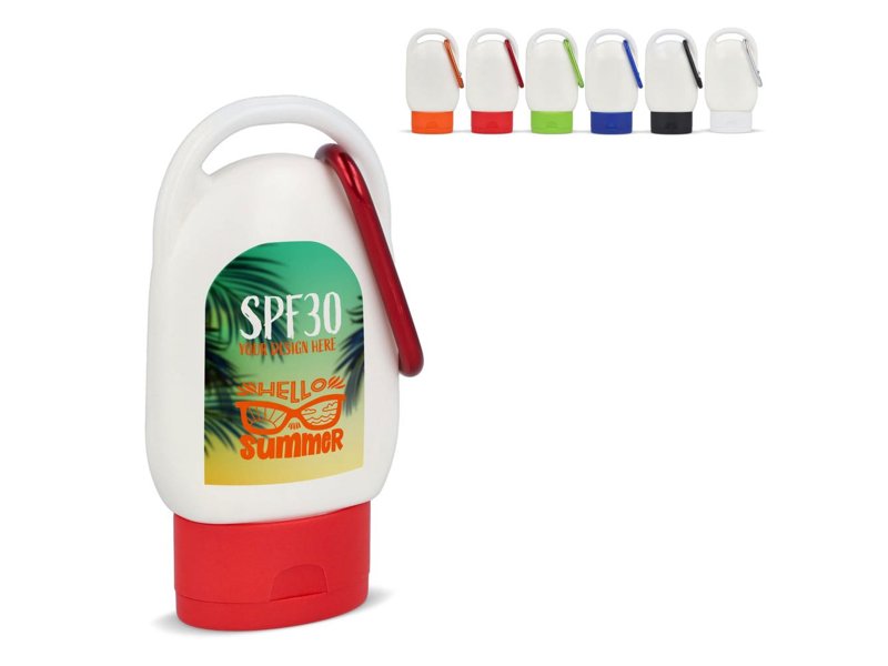 Zonnebrandlotion met Karabijnhaak SPF30 Gerecycled Materiaal