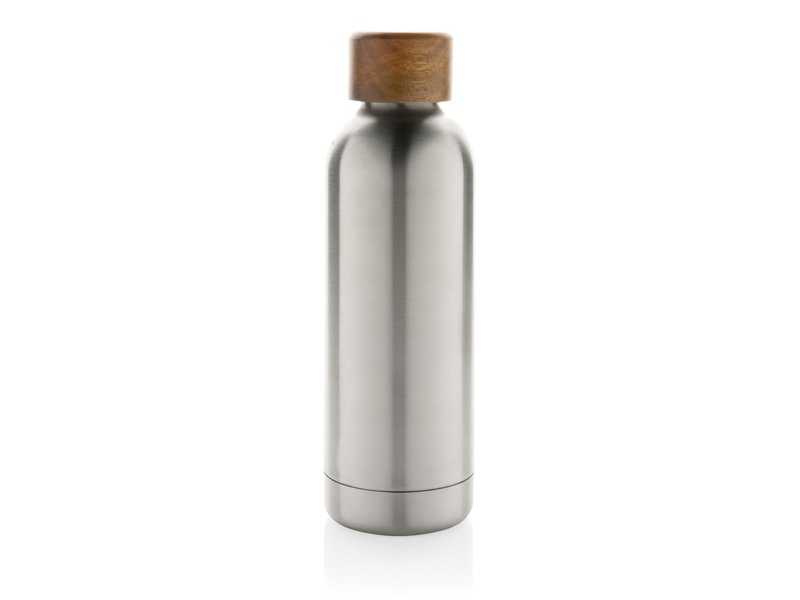 Wood gecertificeerde gerecycled rvs vacuümfles Wood gecertificeerde gerecycled rvs vacuümfles