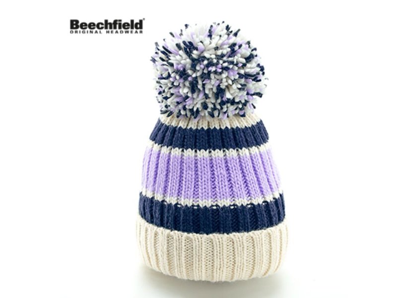 Beechfield - Hygge Striped Beanie