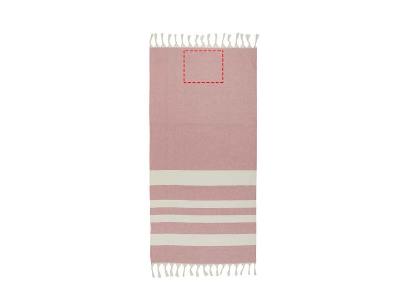 Hammam handdoek 147 x 75,5 cm borduren met logo | Totziens Hammam handdoek 147 x 75,5 cm borduren met logo | Totziens