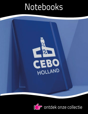 Notebooks A4 / A5 / A6 bestellen met logo print