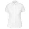 Kariban Damespilootoverhemd korte mouwen