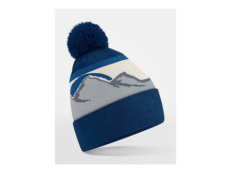 Beechfield - Mountain Peaks Pom Pom Beanie