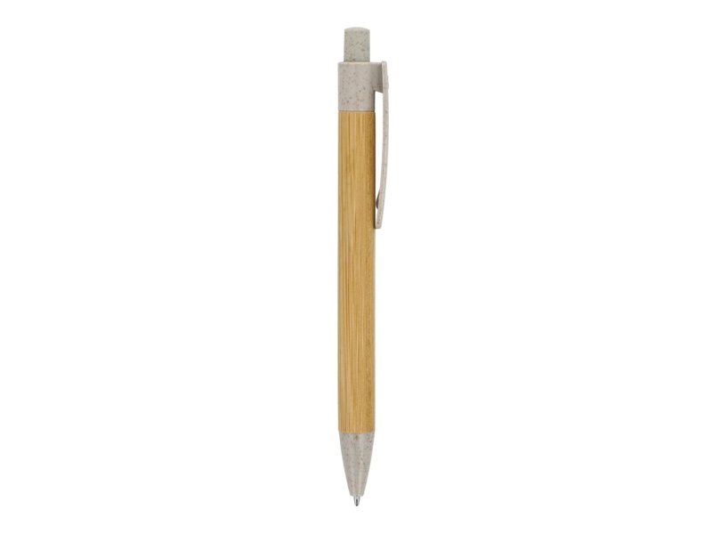 Ball pen bamboe met tarwestro
