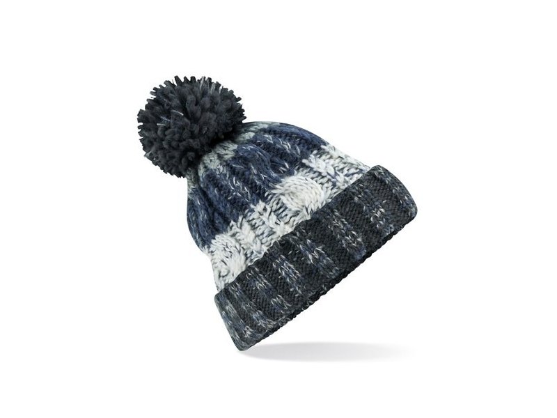 Beechfield - Corkscrew Pom Pom Beanie Beechfield - Corkscrew Pom Pom Beanie