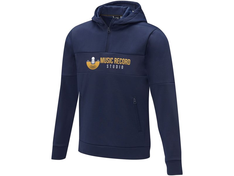 Sayan anorak heren sweater met halve rits en capuchon Sayan anorak heren sweater met halve rits en capuchon