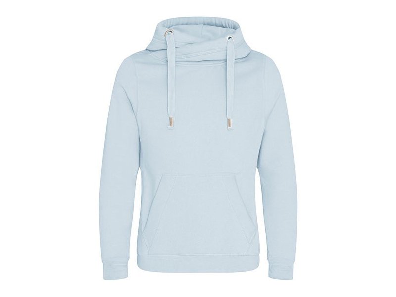 Just Hoods - Cross Neck Hoodie Just Hoods - Cross Neck Hoodie