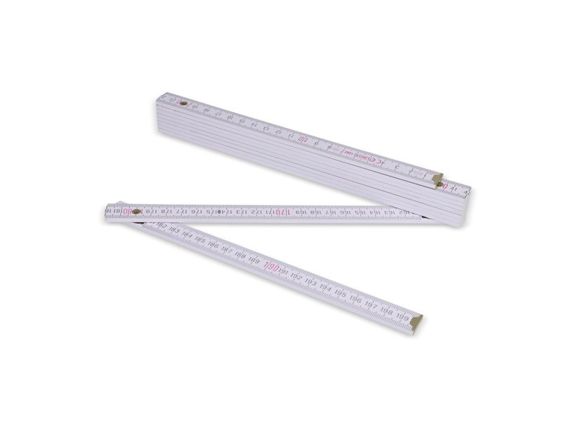 Duimstok hout 2m premium geschilderd