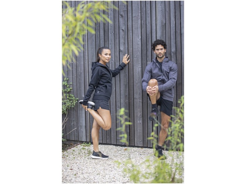 Nubia gebreid performance heren jas met volledige rits