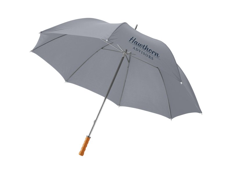 Luxe Golfparaplu Karl met Houten Handvat - Paraplu's Bedrukken met Uw Logo