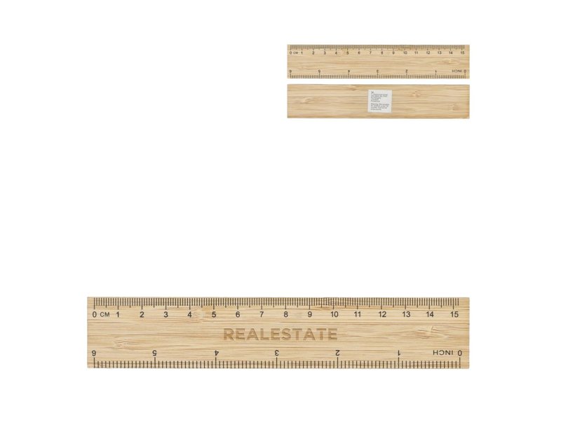 Bamboe liniaal 15cm