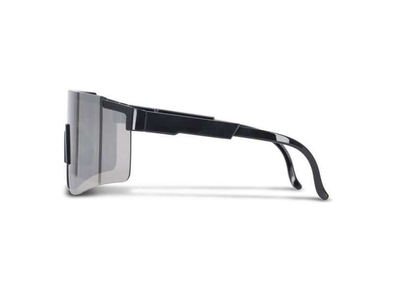 Sportzonnebril met spiegelende glazen Sportzonnebril met spiegelende glazen