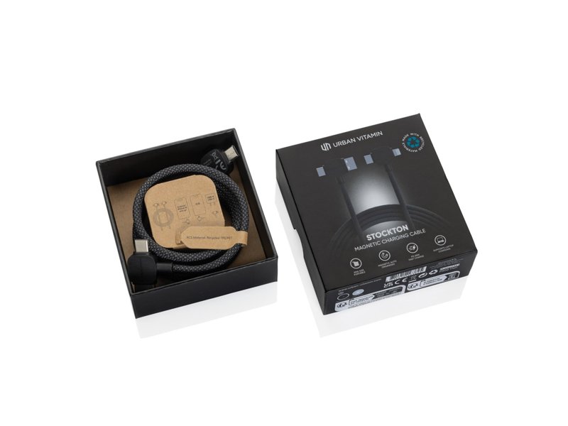 Urban Vitamin Stockton 65W gerecycled TPE/PET magn. kabel