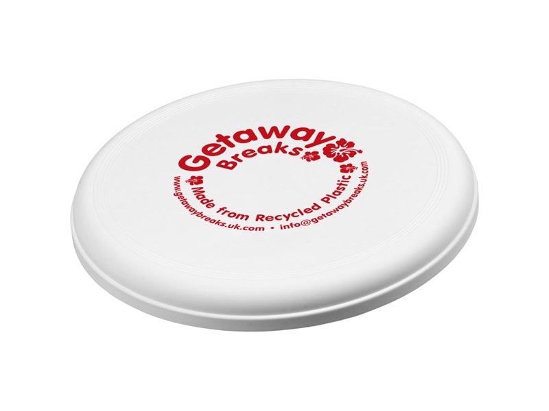 Orbit frisbee van gerecycled plastic