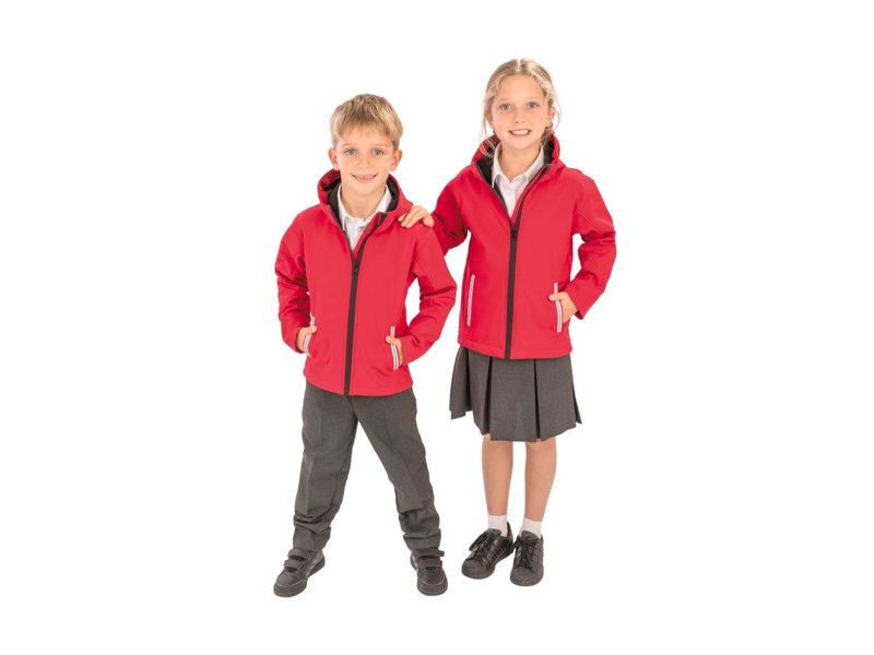 Result Kids Tx Performance Hooded Softshell Jacket Result Kids Tx Performance Hooded Softshell Jacket