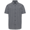 Kariban Heren oxford overhemd korte mouwen