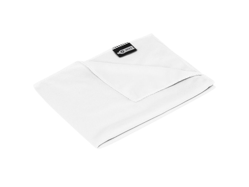 Raquel gerecyclede PET sport koelhanddoek in een pouch