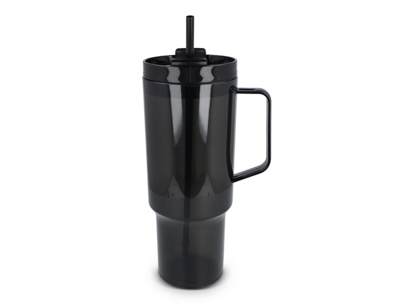 Miami beker met handvat transparant 1.2 L R-PET