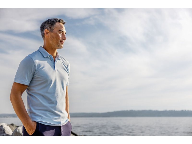 Cutter & Buck - Oceanside Stretch Polo Heren Cutter & Buck - Oceanside Stretch Polo Heren