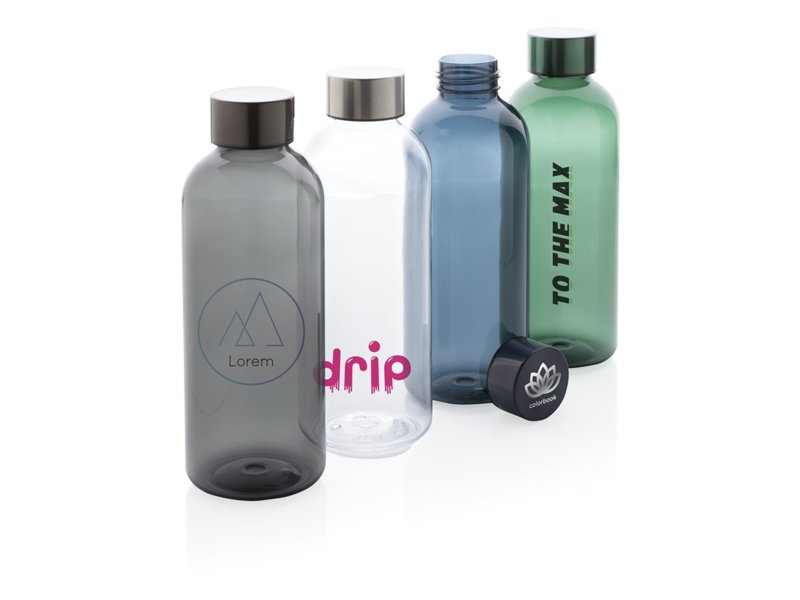 Lekvrije waterfles met metallic dop