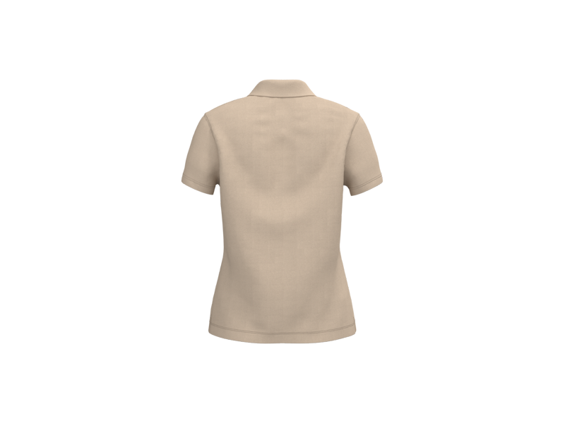 Kariban Piqué-damespolo korte mouwen