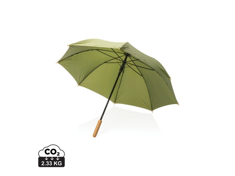 23" Impact AWARE™ RPET 190T auto open bamboe paraplu 23" Impact AWARE™ RPET 190T auto open bamboe paraplu