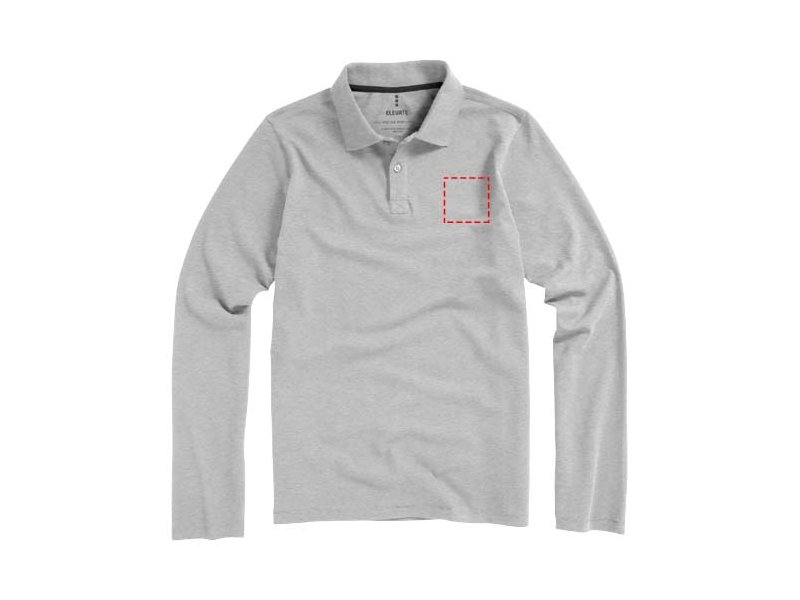 Lange mouwen heren polo » Elevate Oakville | Promotieartikelen