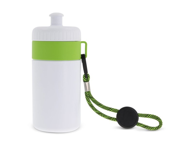 Bidon met rand en koord 500ml Bidon met rand en koord 500ml