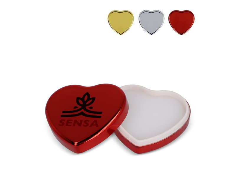 Platte metallic lippenbalsem in hartvorm Platte metallic lippenbalsem in hartvorm