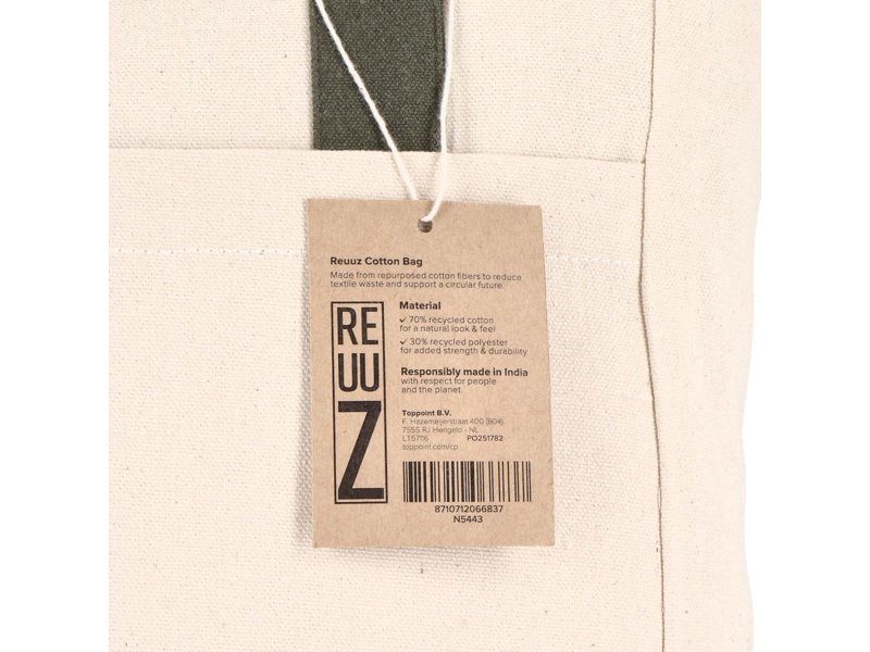 InSideOut Reuuz Canvas Draagtas 33 x 42 x 10 cm InSideOut Reuuz Canvas Draagtas 33 x 42 x 10 cm