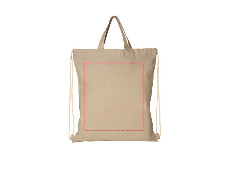 Pheebs 210 g/m² gerecyclede rugzak met trekkoordsluiting 6L Pheebs 210 g/m² gerecyclede rugzak met trekkoordsluiting 6L