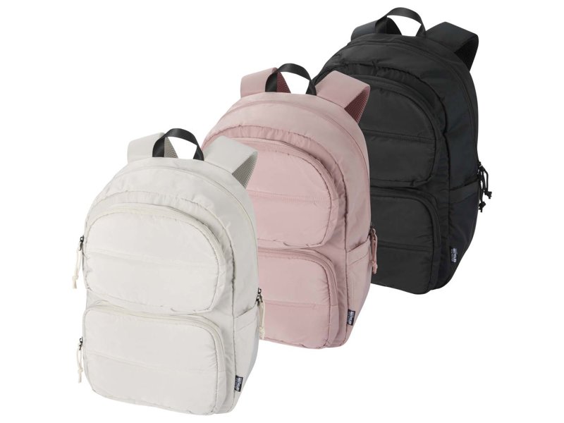 Puffer 15,6" gerecycleerde laptoptas 18L